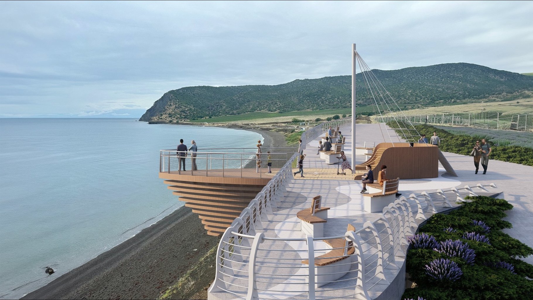 Проект морской набережной 